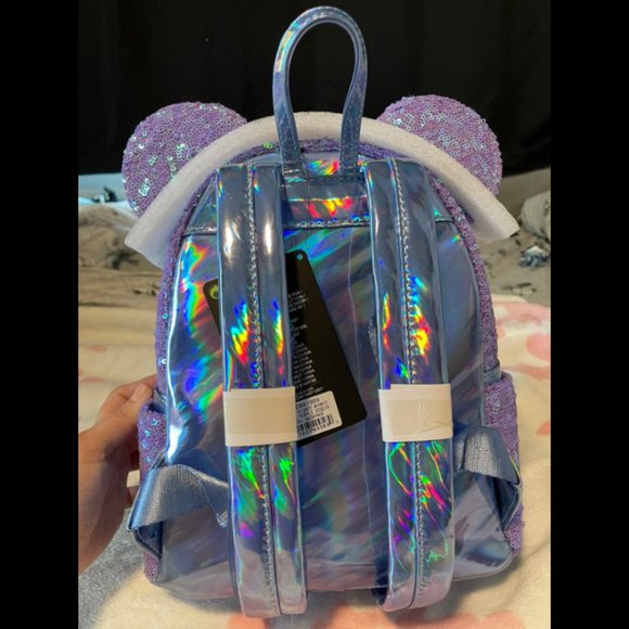 Celebration Sequin Loungefly Backpack - Picture 3 of 6